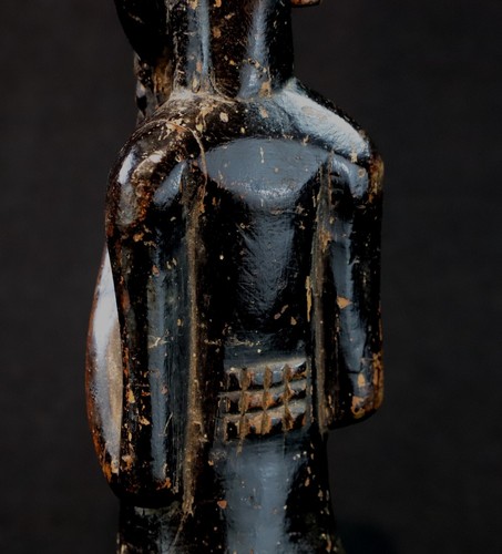 Art Africain - Authentique Epoux Mystique Baoulé Blolo Bian sur Socle 31,5 Cms - Photo 9 sur 14