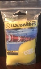 U.S. Divers Junior 6 Swim Silicone Cap Yellow NEW 