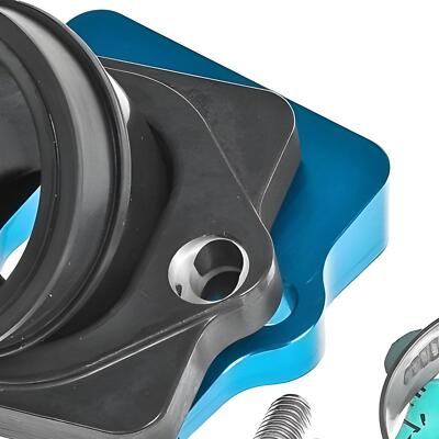 Polini Ansaugstutzen 30/35mm Mit CNC-Alu-Spacer – Für Piaggio Zip SSL 25 TT (1992–96) – Passend Für PWK, PHBH, VHST 35mm Vergaser