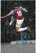 Signed PAOLO DI CANIO West Ham United 12"x8" Photograph EXACT PROOF/COA