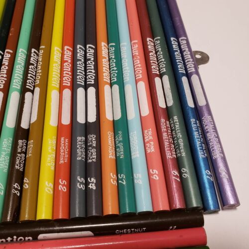 Vintage Laurentian Canada Colored Pencil Pencil Crayon Lot Of 46 Different +6 - Bild 11 von 13