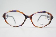Vintage Bijou Glasses 113 Multicolored Black Oval Eyeglass Frame