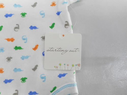 Kleinkind Jungen ab $ 16 Dino & gestreifte Bodys 2-teiliges Set Größe N/B - 6 Monate - Bild 3 von 4