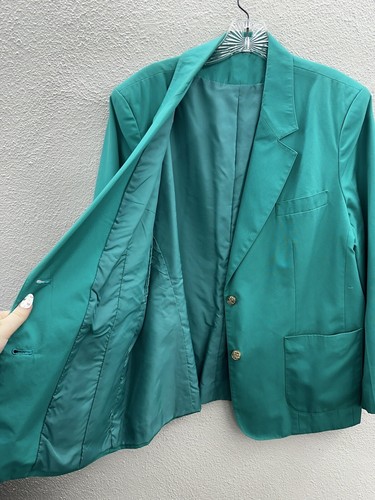 Markenloser Damen Blazer Größe unbekannt grün zwei Knöpfe - Bild 4 von 10