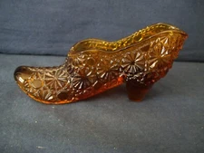 Vintage Glass Shoe Ashtray Used