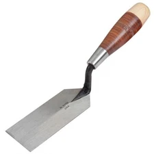 W Rose Margin Trowel 5" Blade w/Leather Handle