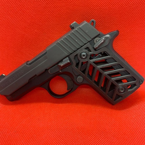 CUSTOM CARBON FIBER SKELETON FEATHER SIG SAUER P938 GRIPS eBay