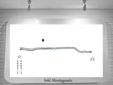 Mittelrohr für Peugeot 106 1.1 1.4 44/55KW Auspuff Abgasrohr mit Montagesatz
