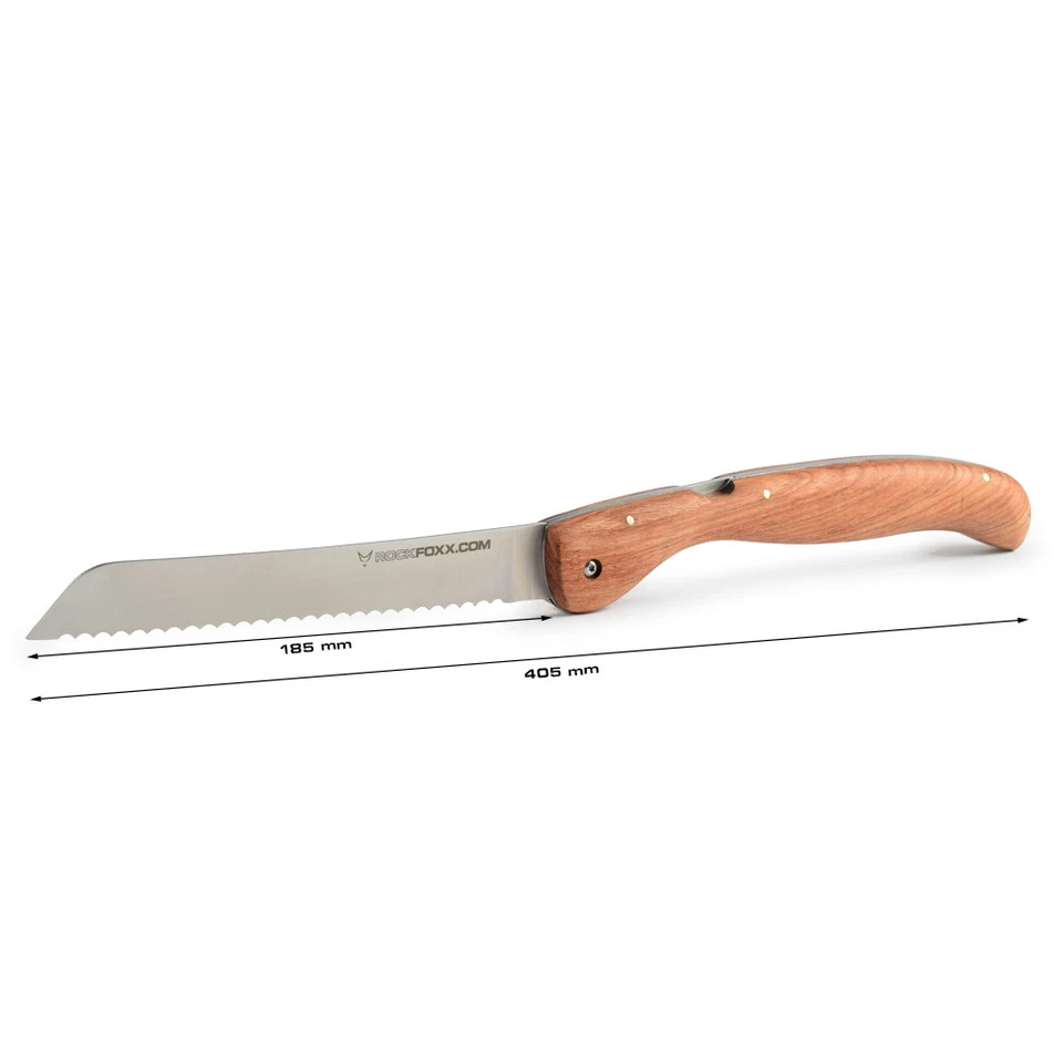 FOXXKNIFE - klappbares Brotmesser 18,5 cm, rostfrei  ideal für Camping & Zuhause - Bild 4 von 4