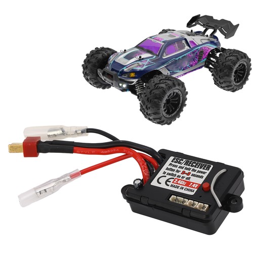 30A RC Brushed ESC 2.4GHz 4HC Waterproof Multiple Protection Fit For SCY 161 - Picture 6 of 22