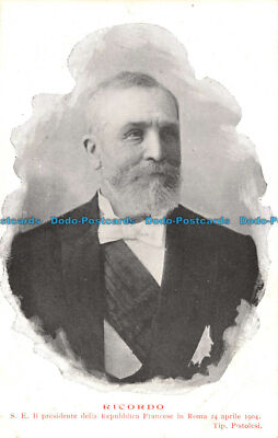 R094939 Ricordo. S. E. Il Presidente della Republica Francesse in Roma
