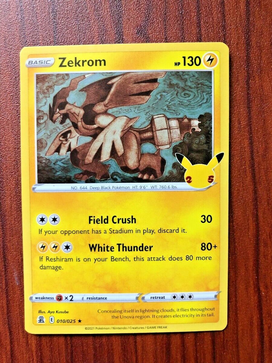 Zekrom - Celebrations Pokémon card 010/025