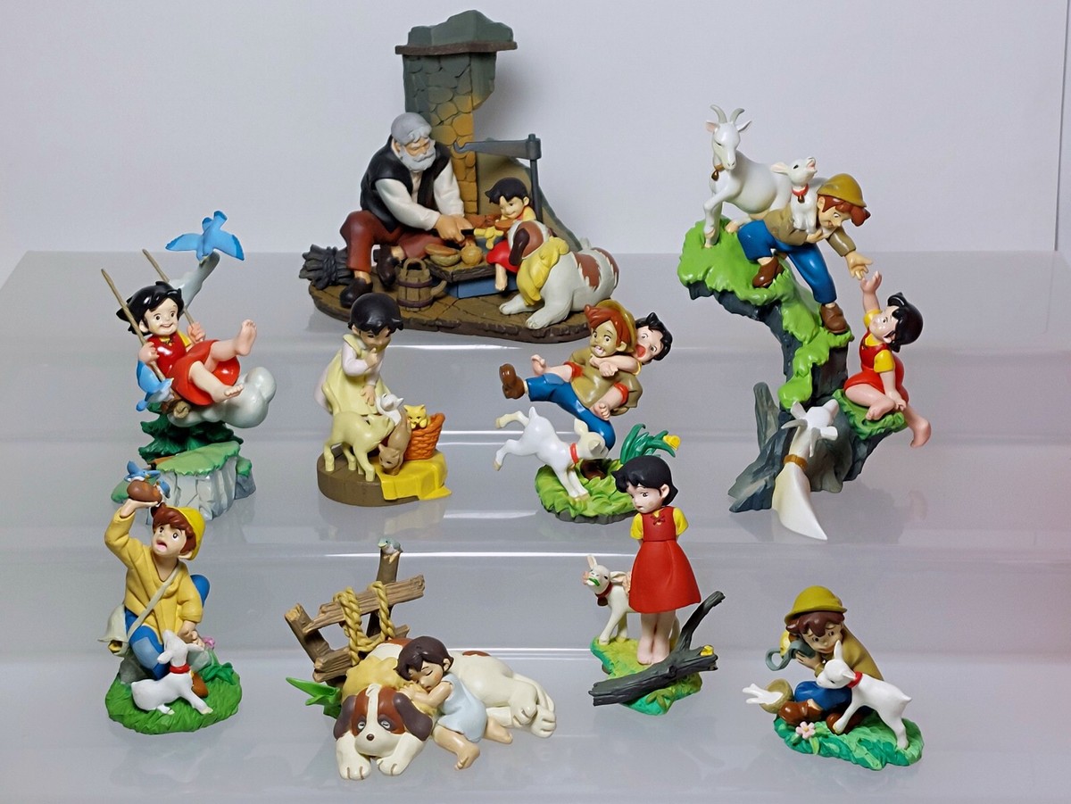 Heidi A Girl of the Alps Mini Vignette Collection Kaiyodo K&M Japan 1.3-3.65in | eBay