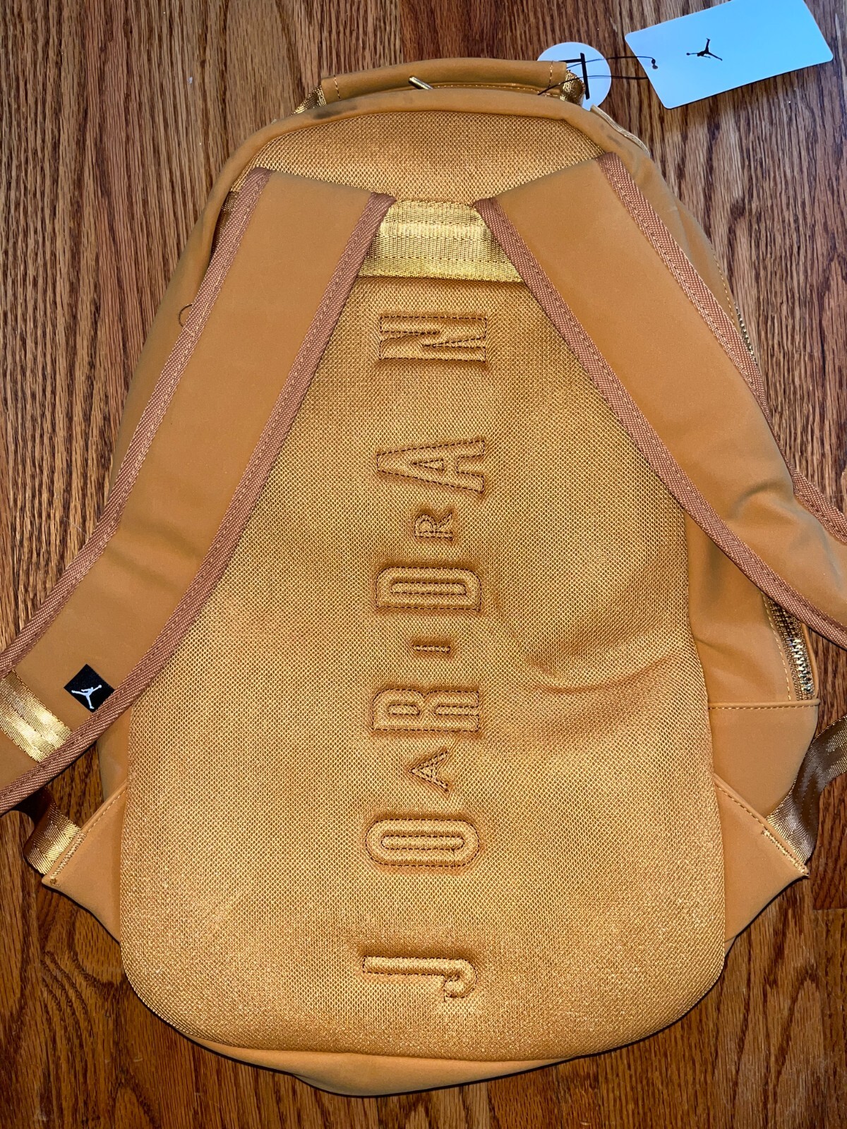 Nike Air Jordan Suede 9A0227X3N Desert Ochre Brown Tan Backpack Laptop