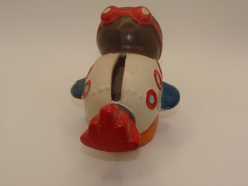 Vintage Piggy BANK Flying Chicken Or Bird Antique~ VGC ~ 6.5” x 4” - Picture 5 of 7