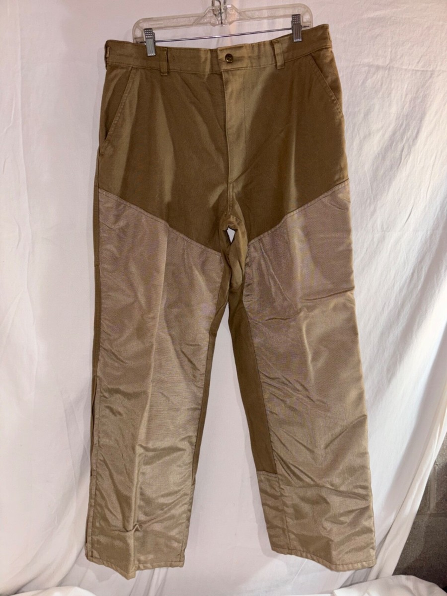 Columbia Gore-Tex Pheasant Hunting Brush Pants Men’s XL x 32 Tan Heavyweight