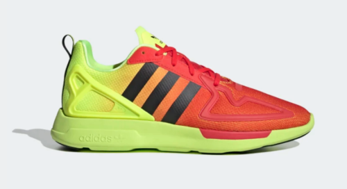 Adidas Zx 2K Flux (FW0473) Running Sneakers Trainers Neon Orange - New Boxed