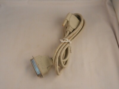 VINTAGE COMPUTER MONITOR CABLE TO PRINTER CABLE - 6 FOOT