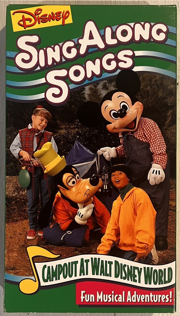 Sing Along Songs - Mickeys Fun Songs: Campout at Disney World (VHS