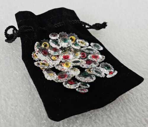 45 Stück Swarovski Kristall 1999 2001 SCS Geschenk Mini Gänseblümchen & grüne Margerite - Bild 5 von 17