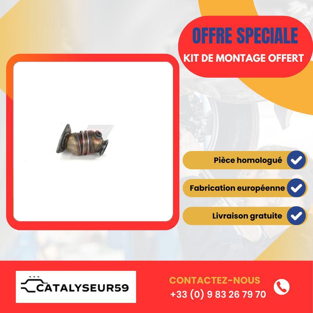 Catalyseur Iveco Daily 2 3 TD FAP en acier inoxydable premium