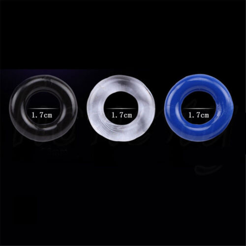 3Pcs/Set Silicone Cock/Penis Ring for Men Enhancer Prolong Sex Aid Tools - Picture 2 of 15