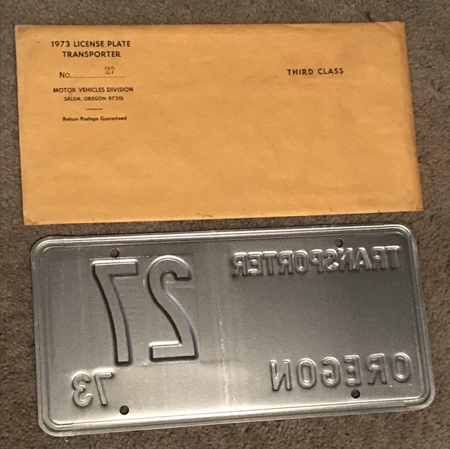 transporter license plate transporter license plate