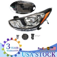 For Hyundai Accent 2012 2013 2014 Left Driver Side Halogen Headlight Headlamp