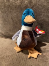 TY Beanie Babies 1997 1998 Jake the Duck Retired RARE Errors  Stamp Tag 