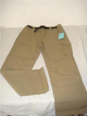 WFS AMERICAN OUTBACK NYLON BACKPACKING/HIKING CONVERTIBLE CARGO PANTS S