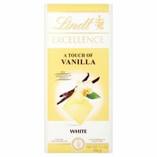 Lindt Excellence Natural Vanilla White Chocolate - 100g
