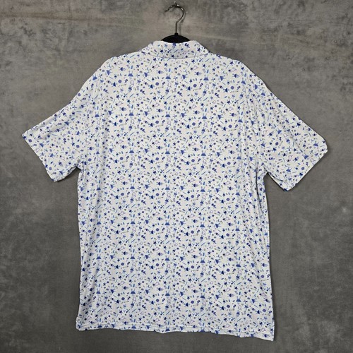 1764 Golf Polo Men XL BBQ Grill Performance Golf Polo Fathers Day All over print - Picture 8 of 9