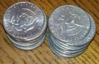 $10 Roll - 1971 D Mint-  Kennedy Half Dollars - 20 Coins