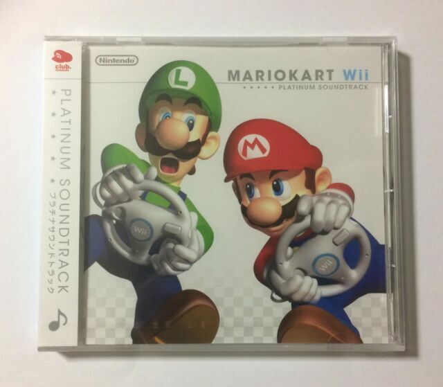 Mario Kart Wii Platinum Soundtrack CD Club Nintendo Japan for sale