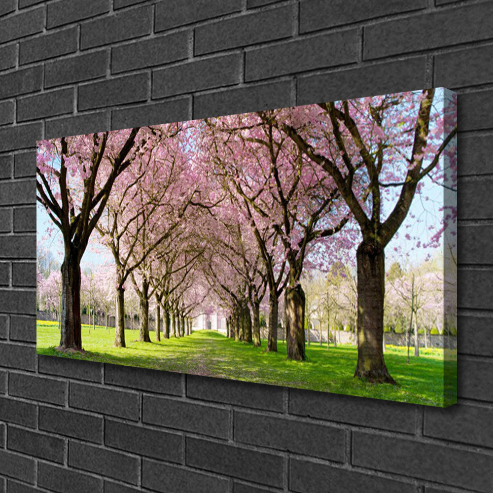 Photo sur toile nature 100x50 cm décoration murale grand format pour salon zen et épuré