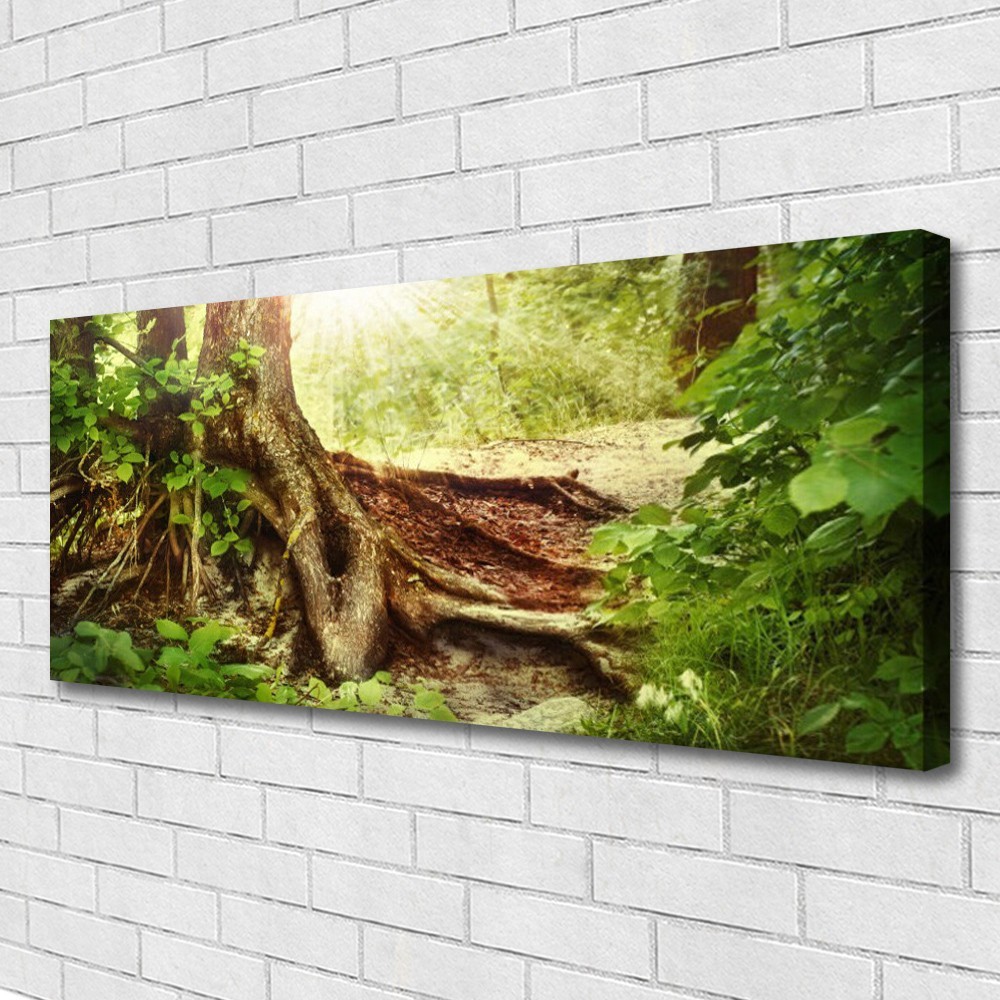 Image tableaux 125x50 tronc d'arbre pour salon cocooning et décoration murale chambre