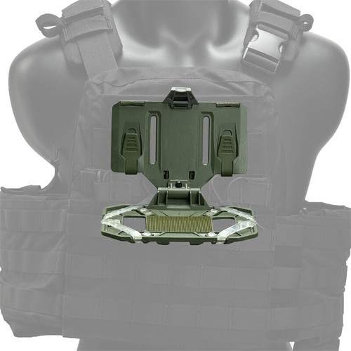 Tactical Chest Phone Carrier Mount Folding Navigation board For Vest Fold - Photo 22 sur 30