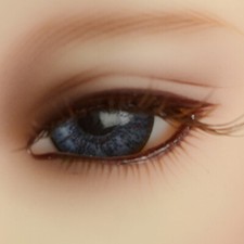 Dollmore 1/4 BJD MSD 14mm - Classic PB Flat Oval Glass Eyes CA12