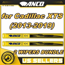 2x ANCO Wiper Blades Set for Cadillac XTS (2013-2019) Direct Fit Pair,Front