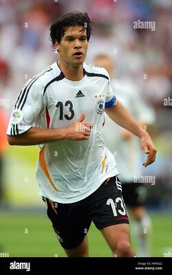 MEN'S BALLACK GERMANY 2005/2006 DEUTSCHLAND SOCCER FOOTBALL SHIRT