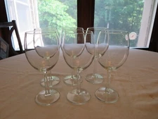 Set of 6 Crystal Clear Everyday 7” Goblets