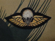 Malaysia Special Forces MSSR Parachutist Jump wings Badge airborne B&T 1484 