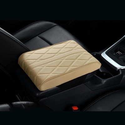 Center Console Armrest Cover for Nissan Pathfinder 1986-2025 C-Beige Leather