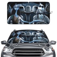 Horror Couple Blue Windshield For SUV/Truck 64x32 in 04. Horror Couple Blue