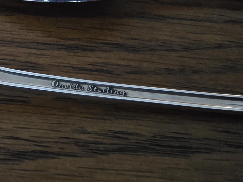 Oneida Sterling Vintage Antique Silverware Place Setting Virginian 7pc Heirloom - Image 4 of 4