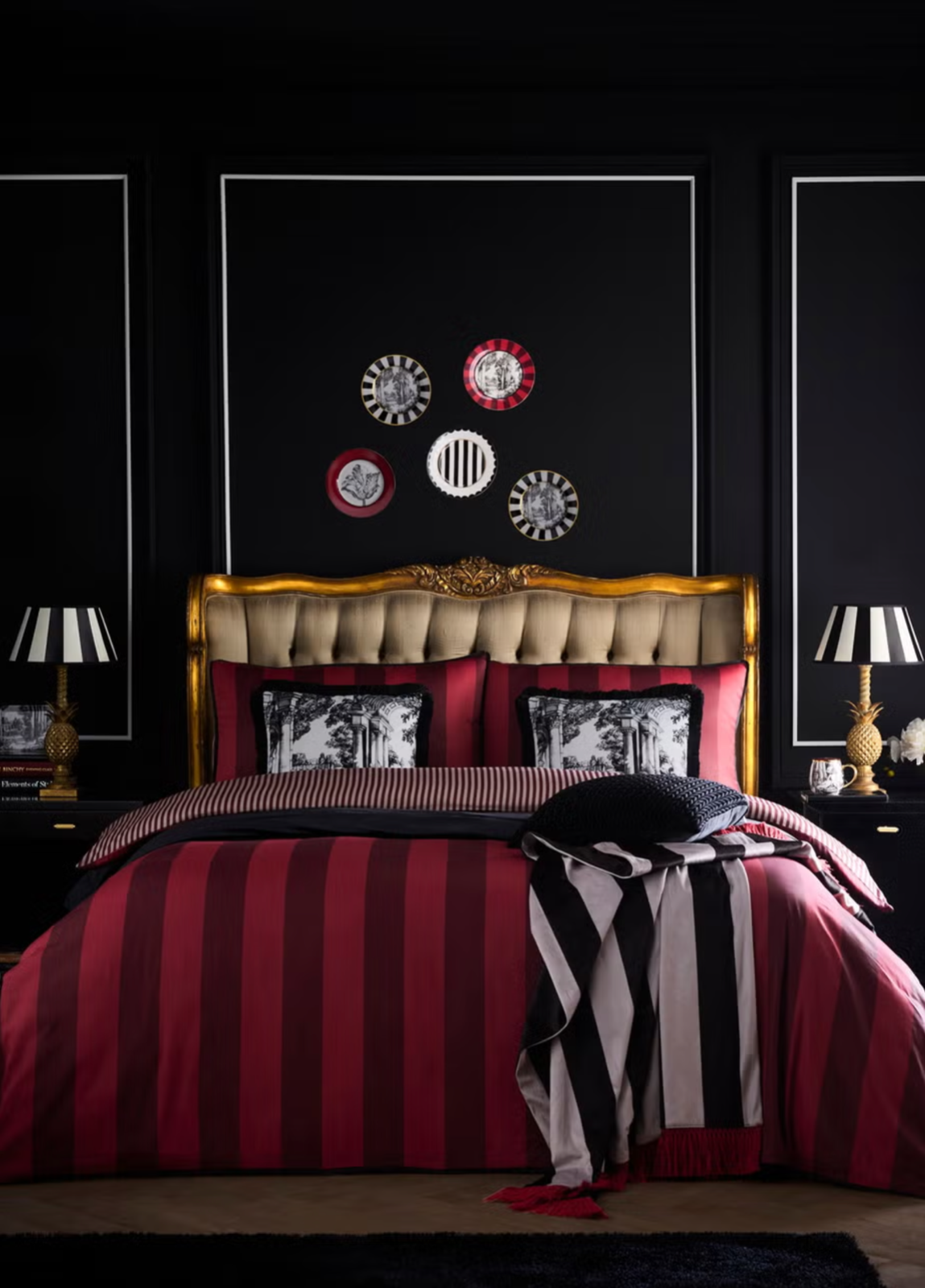New Laurence Llewelyn Bowen Festivo Tasselled Throw (180cm x 130cm)