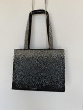 Beaded Purse Evening Bag Ombre Handbag Medium Size Party Tote Bag With Beads