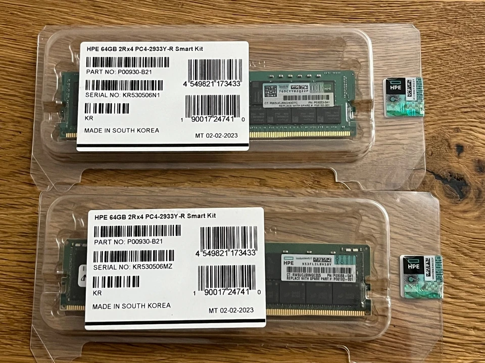 HPE 64GB 2Rx4 PC4-2933Y-R Smart Kit