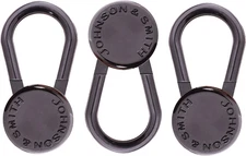 Flex Button Pant Waist Extender 3-Pack - Adds 1-2 Inches with a Bit of Stretch -