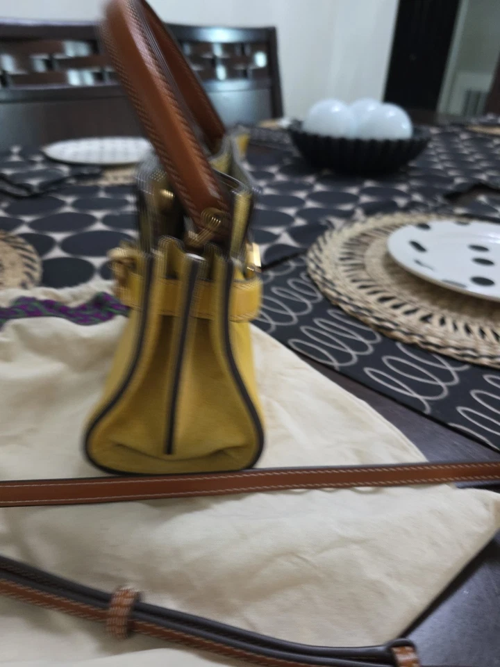 Bolso doble pequeño de cuero para mujer Tory Burch Lee Radziwill Foto 3 de 4